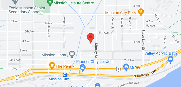 map of 33332 4TH AVENUE